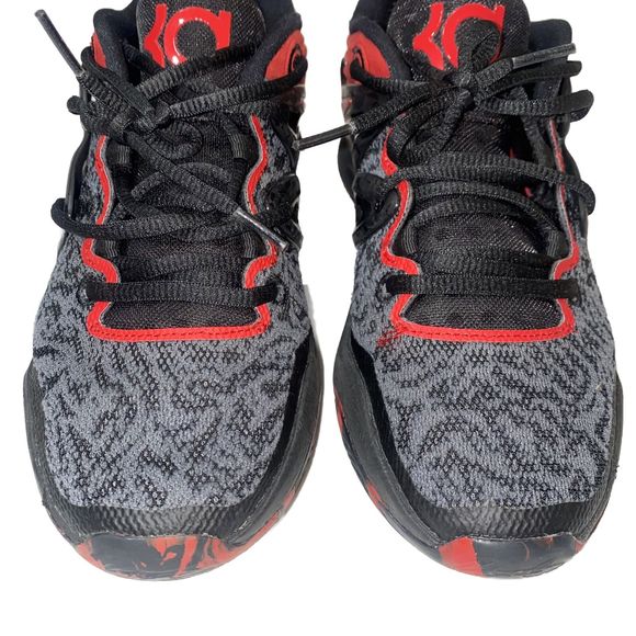 Nike KD 15 Black University Red Bred Sneakers DC1975-003 Men's Size 6.5 EUR 39 - Picture 5 of 12